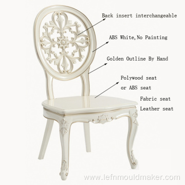 Hot sale Baroque style Oval dining Chair